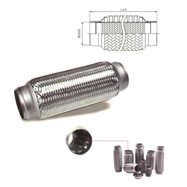 Échappement inoxydable Flex Pipe Joint, soufflet flexible, 2
