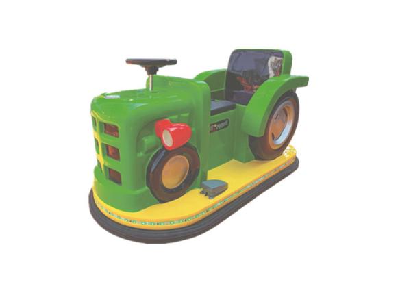 Little Tractor Battery Operated Bumper Cars Flexible Control With Steering Wheel