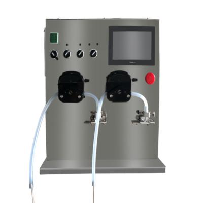 Máquina de enchimento de garrafas de esmaltes de duas cabeças 750-1000pcs/h
