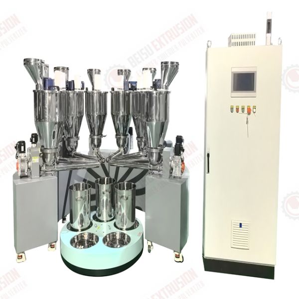 Automatic Plastic Mixer Machine with 1-50Kg Ingredient Range and 5-20G High Precision Weighing for PVC/SPC/WPC