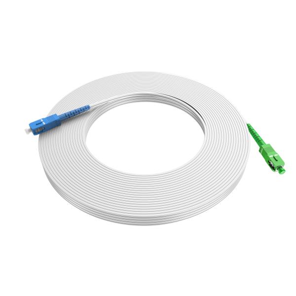 Modo da trança de fibra ótica do cabo pendente único