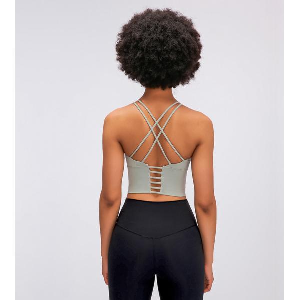 2021 popular Criss Cross Back  Yoga top Women'S  activewear Sports Fitness Bra