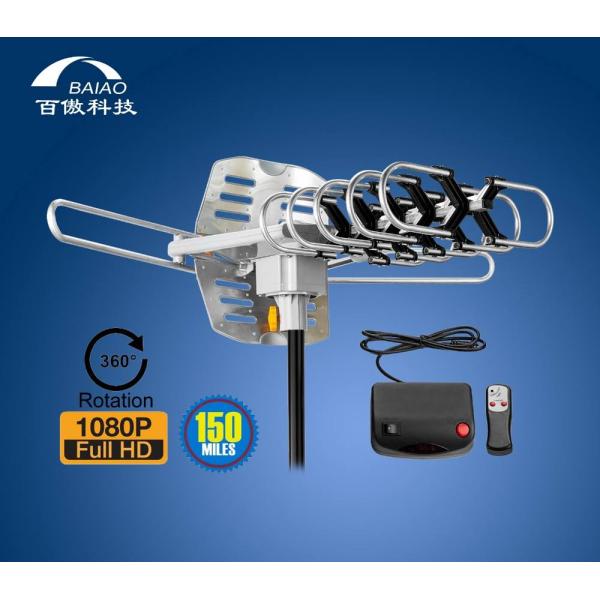 Моторизованный UHF Yagi усилил антенну цифров HDTV с вращением 360 градусов