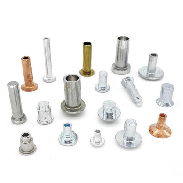Customized semi tubular solid rivet