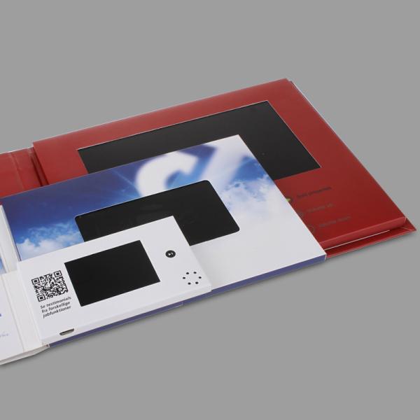 Commercial Multimedia Video Gift Card 500mAh - 2000mAh Battery