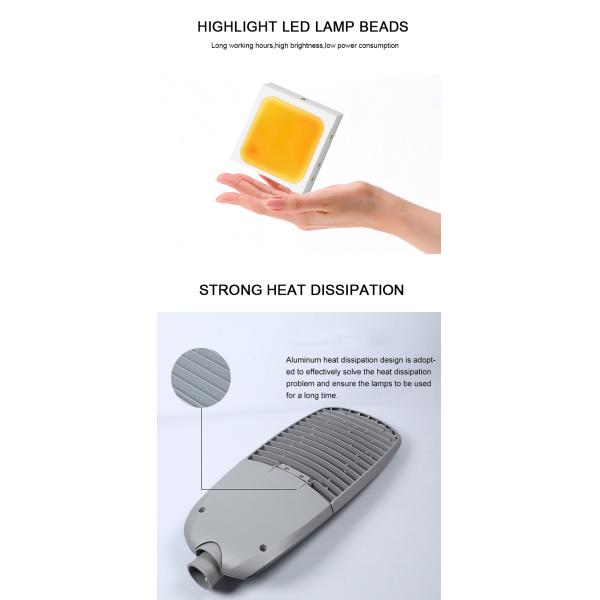 IP66 LED 	cri 75 Solar Powered Street Lights 200W For Theme Park