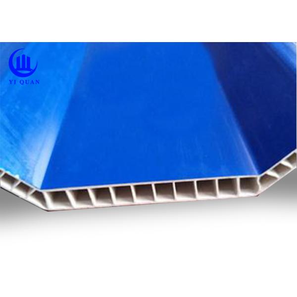 930mm PVC Hole Roof Sheet 10mm grueso diseño de paredes gemelas