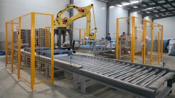 Automatic Robot Packaging Machines Robot Palletizer Carton Loader 30 KW