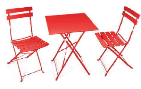 Patio BSCI Foldable Outdoor Table And Chairs 3pcs Set