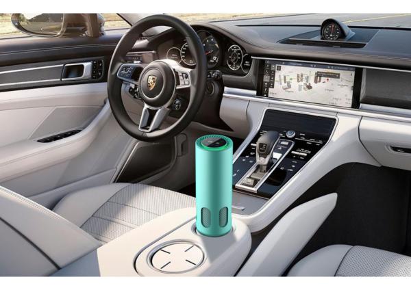 O purificador Hepa do ar do carro de RoHS filtra 28dB 5 Million/cm3 Mini Ozone Ionic