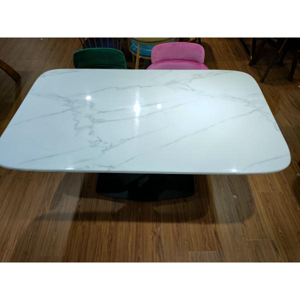 Wear Resistant 150*90*75cm Painting Wrought Iron Table