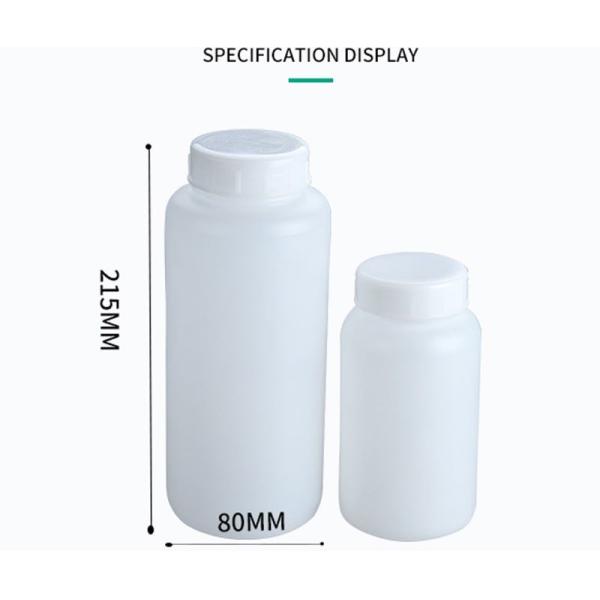 1L Round Plastic Bottle HDPE Plastic Container