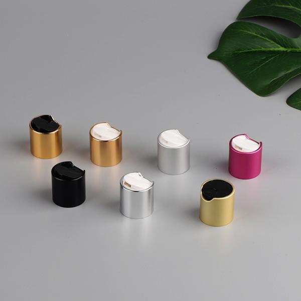 OEM Reusable Aluminum Disc Top Cap , K901-1 Multipurpose Disc Top Closures