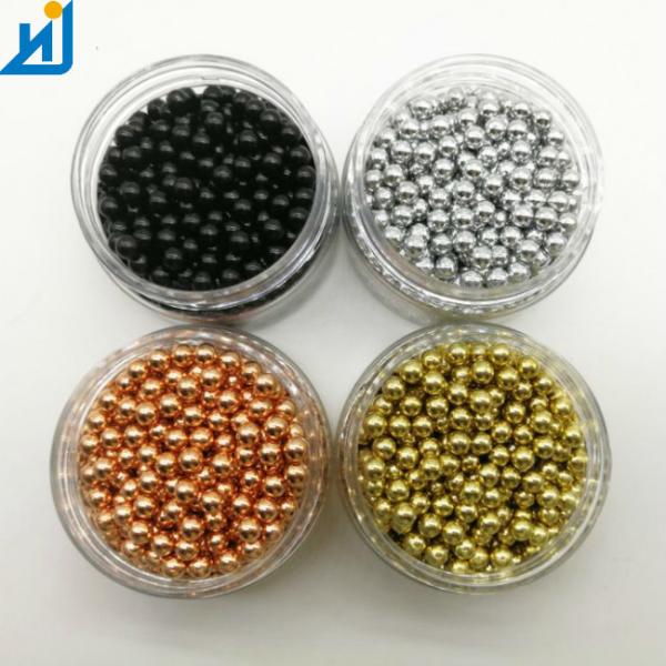Chapear as bolas de aço para o moinho de bola níquel/da cor elétrica chapeamento de Chrome as bolas de aço 6MM