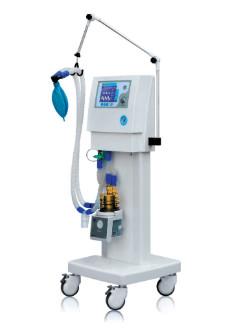 White ICU CE Approved Hospital Ventilator Machine For First Aid Respiratory