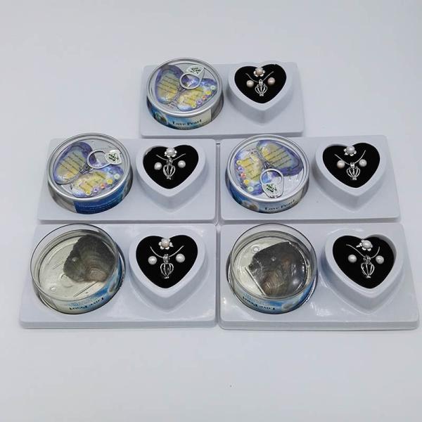 Wish Pearl Gift 3PCS Sets Pearl Jewelry with Earrings,Ring and Cage Pendant & Chain Necklace