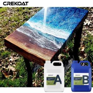 Прозрачная эпоксидная смола с низкой токсичностью для столешниц в помещениях