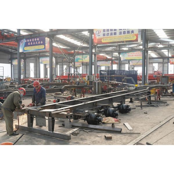 30t-50t Load Capacity Skeleton 45FT Container Truck Trailer with Jost Kingpin