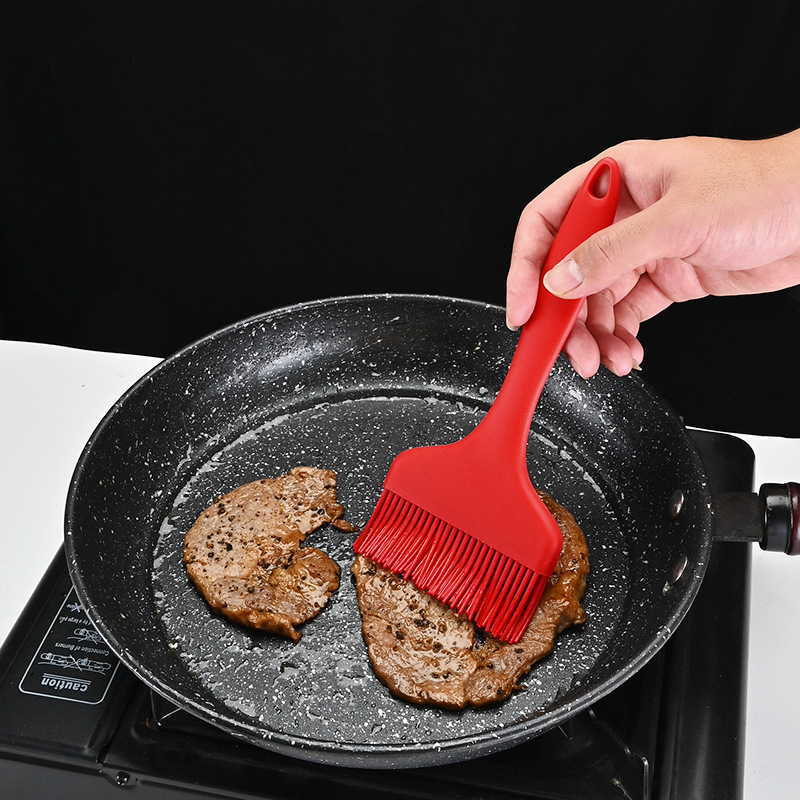 Factory Food Grade Silicone Oil Brush & Barbecue Brush, Heat Resistant Basting Brush for Cooking, Wholesale OEM
