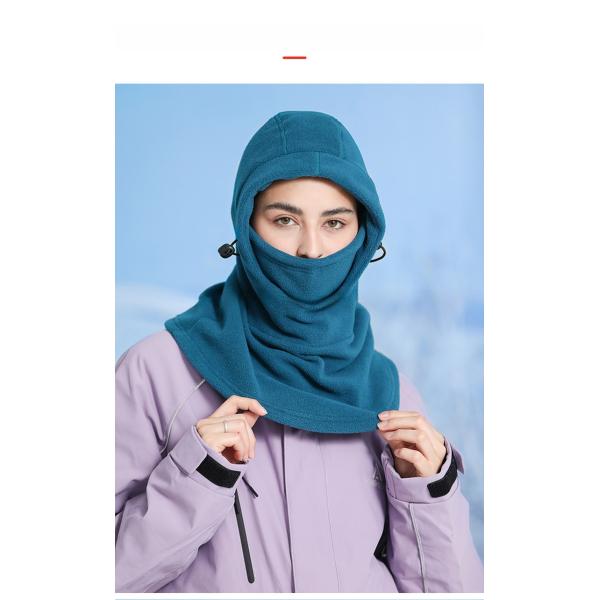 2023 Inverno ao ar livre Mascara de bicicleta de lã polar espessa para montanhismo Chapéus Chapéus