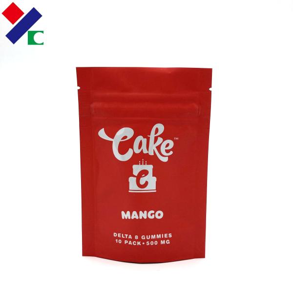 As crianças impermeabilizam levantam-se o bolo Matte Vanish Packaging Bags da manga do malote do zíper