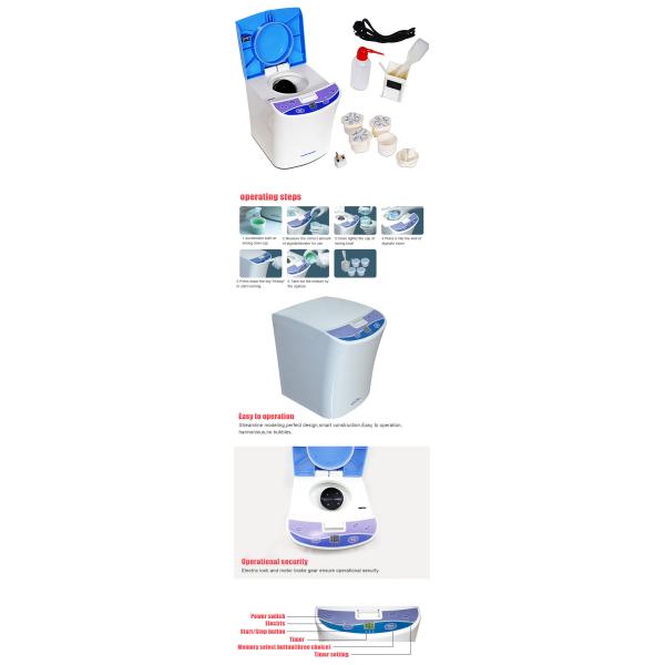 Смеситель альгината сортучки Amalgamator 3000 материалов RPM зубоврачебных