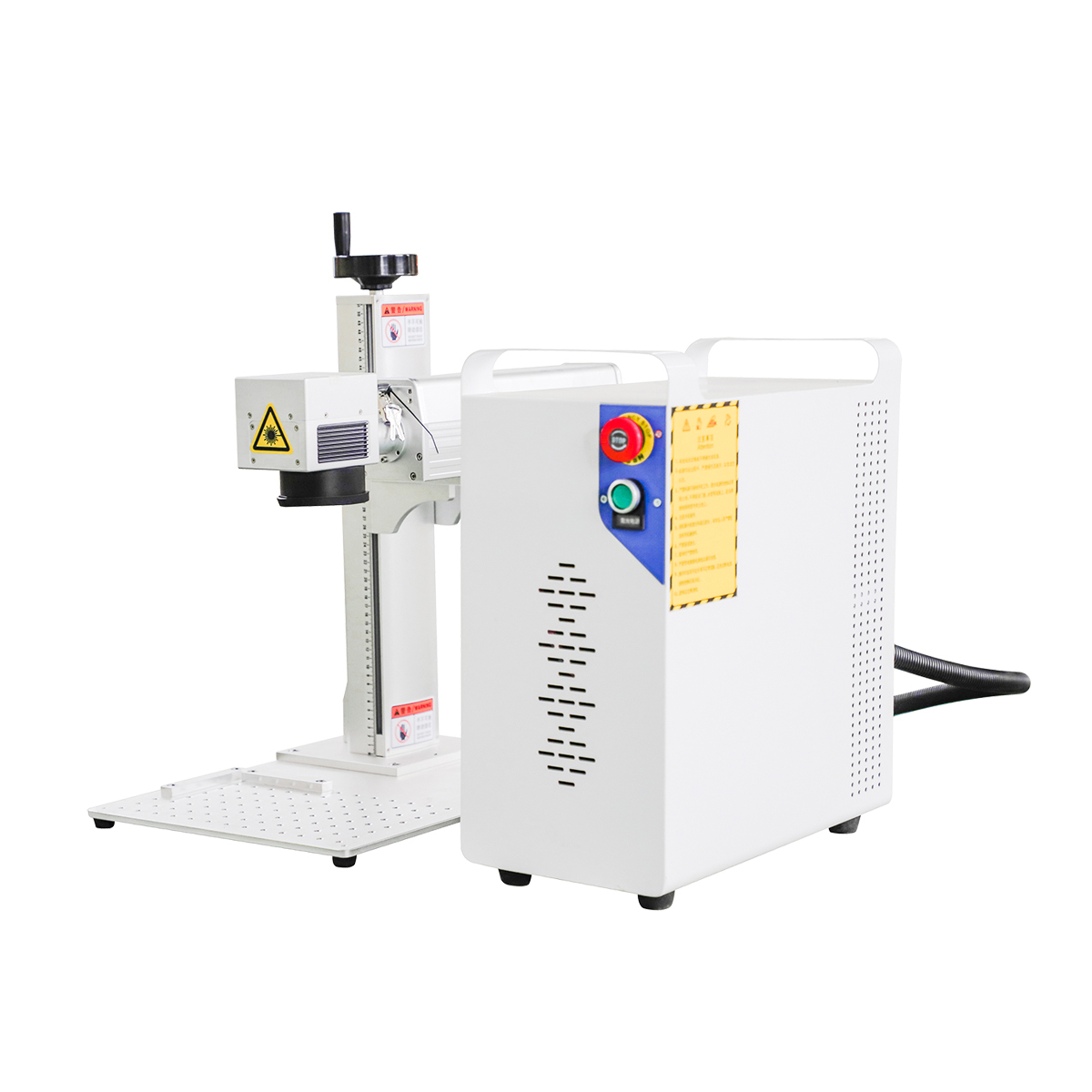 Портативный лазер CNC Raycus 30w подвергает 4.3×4.3in механической обработке с головой Galvo