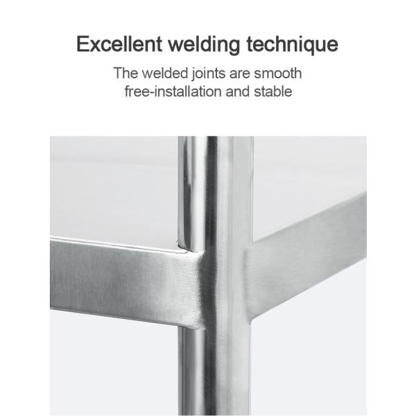 2 capas de acero inoxidable hospital de instrumentos médicos del carrito