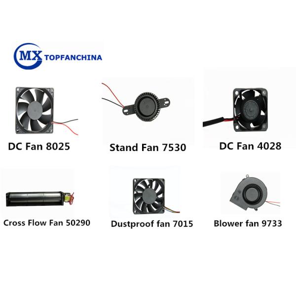 Small DC Blower Fan 7000RPM 5V Aluminum Frame Plastic Impeller ROHS Approval