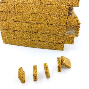 Glass Self Stick Cork Pads 15mm 18mm Square Cork Protective Pads
