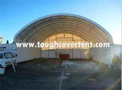 Strong Double Truss style, 12m(40ft) wide Shipping Container Shelter