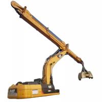 Pelle hydraulique de 20-22 tonnes personnalisée à flèche télescopique haute efficacité avec benne preneuse pour travaux de puits profonds
