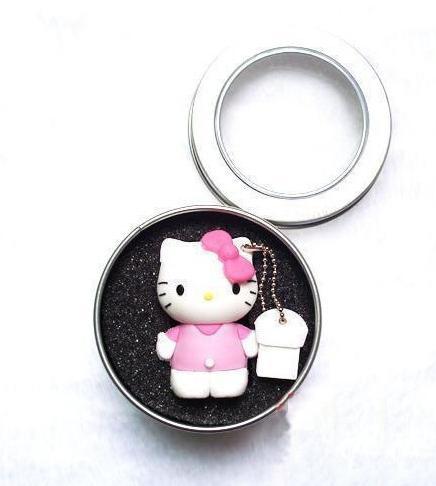 O flash bonito de USB conduz o usb dos desenhos animados de Hello Kitty