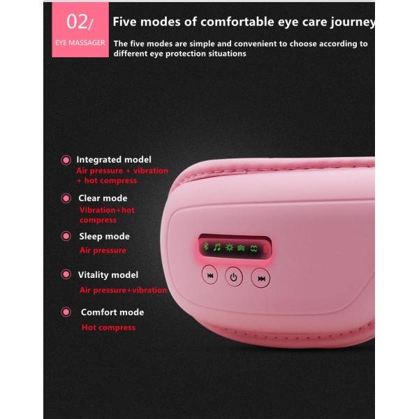 5V 1A Skin Tightening Device Vision Care Eye Massager Smart Pink