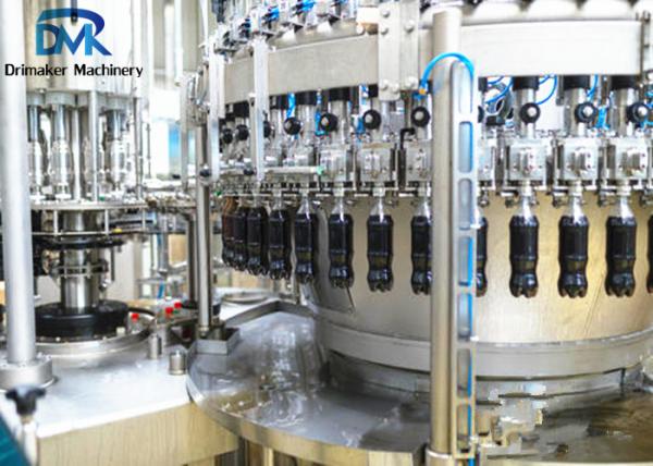 High Speed 3 In 1 Carbonated Beverage Soda Bottling Machine 2000 - 20000bph