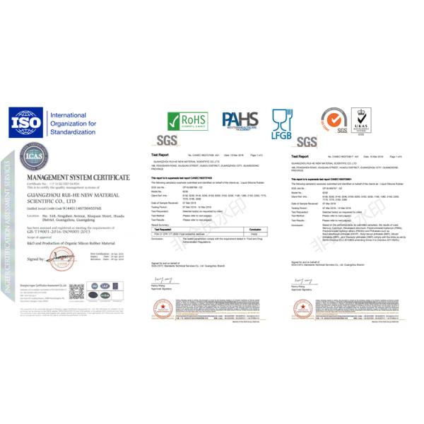 Fast Curing 100% Platinum Liquid Silicone Rubber with 50-70 Shore A Hardness for Spoon Making Materials