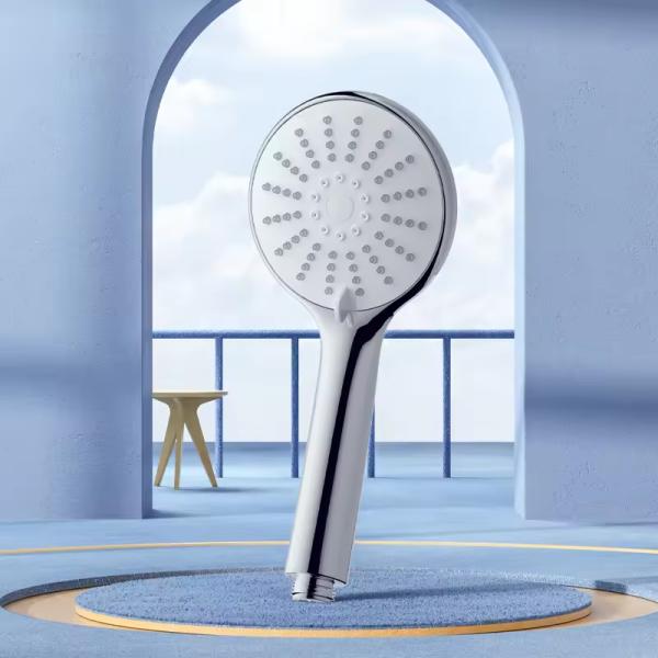 Three Function Modes Hand Shower High Pressure Showering Plastic Bathroom Shower Head