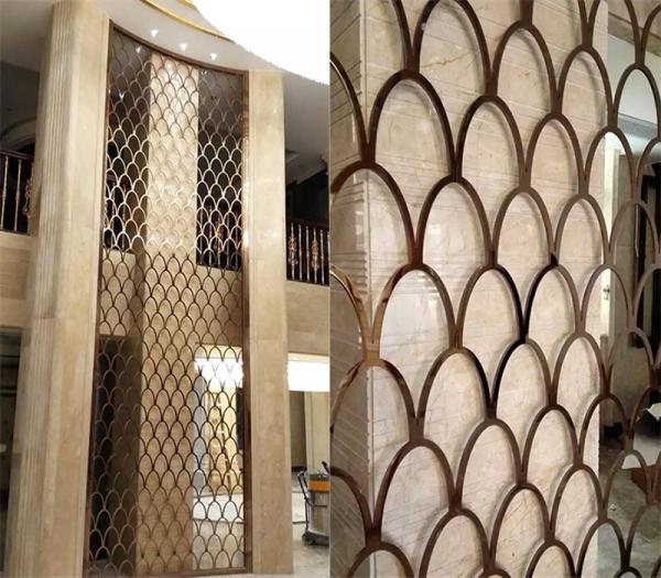 interior decorative wall covering panels laser cut metal screens made in china