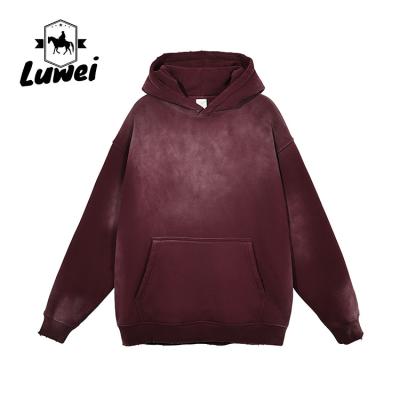 Pull Over Heavyweight Cotton Hoodie Oversized Blanket Sweatshirts Unisex