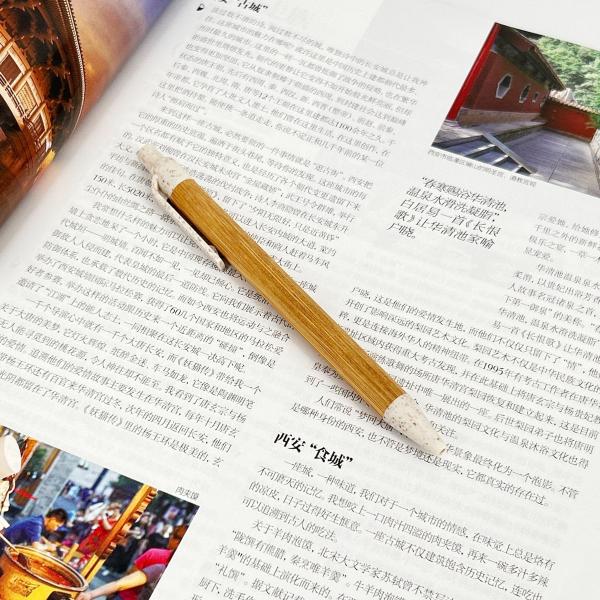Creative Bamboo Wooden Ball Pen Multiple Colors Eco-friendly Advertising Ballpoint Pen