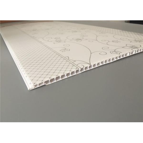 Hojas plásticas del techo del diseño floral, Pvc impermeable 30cm×7m m de los paneles de techo