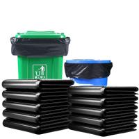 Bolsas de basura industriales pesadas y negras para contenedores de basura de exterior Productos domésticos