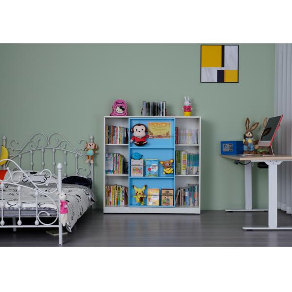 Home Furniture Anti Dumping Short Steel Storage Cabinet Children Bookshelf
