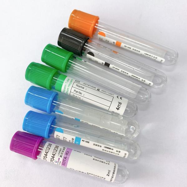 Medical  Lab Use Blood Sample Bottles Green Blue Color For Blood Collection
