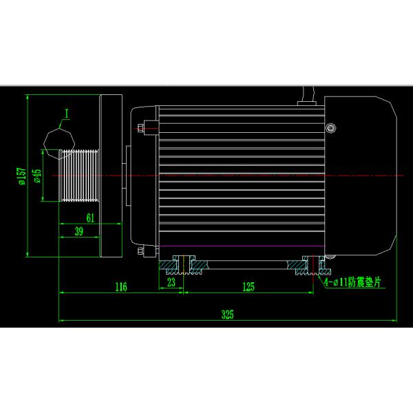 2.0HP AC Motor for Treadmills 220V/110V 180-4800RPM Rated Frequency 50Hz Treadmills