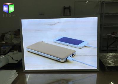 Slim Aluminum Snap Frame Led Light Box Movie Poster Advertising Backlit Sign Applied