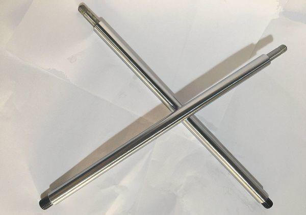 12.5mm Coaxiality 0,05 amortecedores Rod With Chrome Plated Hrc 35-65