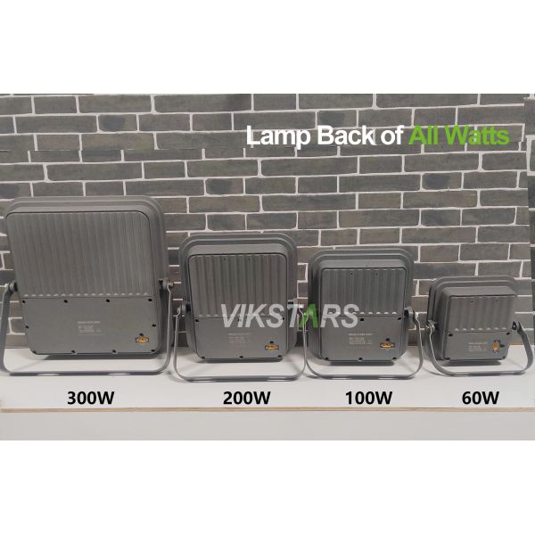 Battery Replaceblae 60w 100w 200W 300w Solar Flood Lights With PC Lens