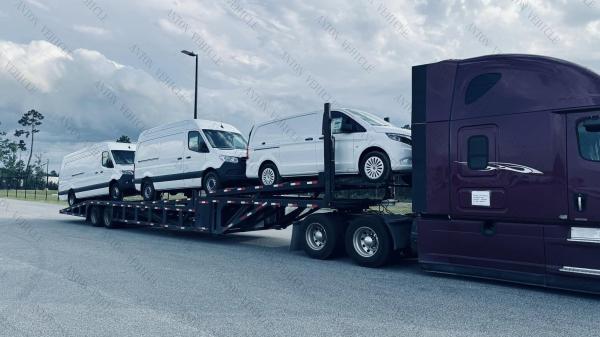 2 Axles Double Deck SUV Car Carrier Trailer 8 Pickup Trucks Transporter Semi Trailer
