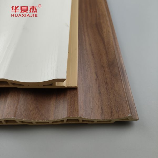 Modern Laminated Surface WPC Wall Panel Waterproof Eco-friendly Wood-Plastic Composite Wall Cladding